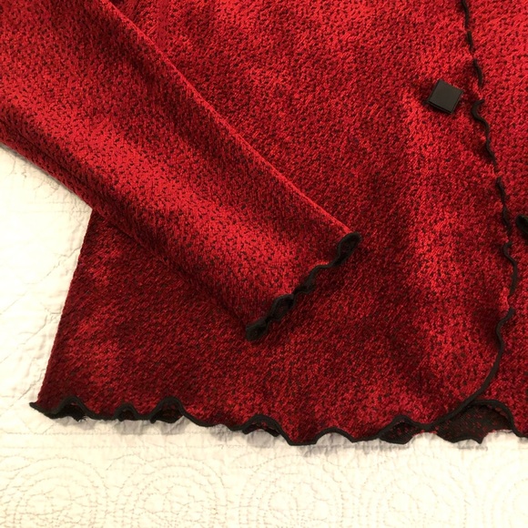 Vintage goth vampire cardigan blazer lady coat. Reversible. Size XL - Picture 7 of 11